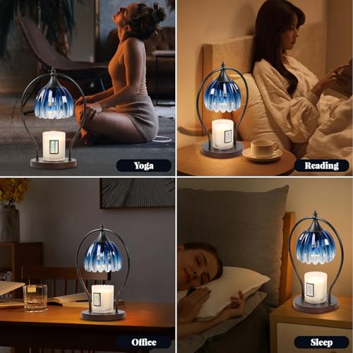 GOODBUY Candle Warmer Lamp with Timer Dimmable: Electric Candle Warmer Birthday Gifts for Women Mom - Candle Lamp Warmer H...