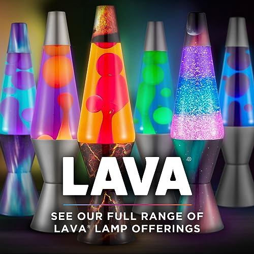 The Original Lava® Lamp - 14.5" Aurora Borealis – Classic Liquid Motion Lamp - Purple Wax and Blue Liquid - Item #2047 (Am...