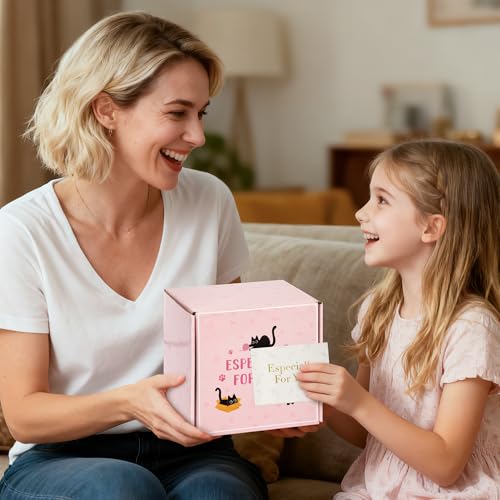 Xqumoi Cat Mom Gifts for Women - Cats Lover Gift Box for Mother's Day, Birthday, Christmas Cute Kitty Present Set for Craz...