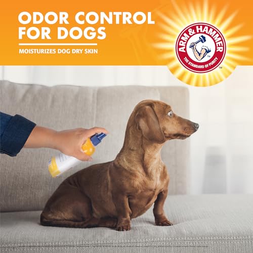 Arm & Hammer for Pets Super Deodorizing Dog Spray with Baking Soda for Odor Control, Freshens Coat Between Baths, pH Balan...
