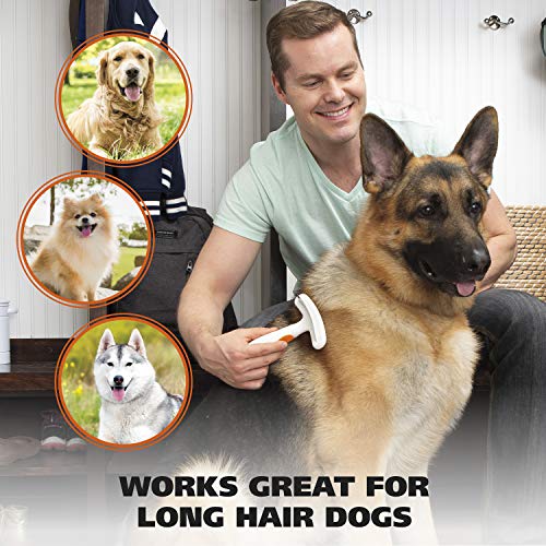 Wahl 2-in-1 Combination Double Row Pet Rake with Hair Shedding Blade for Dog or Cat Fur by The Brand Used by Professionals...