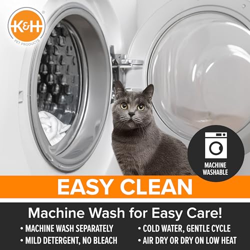 K&H PET PRODUCTS Self-Warming Cat Bed Pad, Self Heating Pad for Outdoor Cat Houses, Warming Mat for Indoor Pet Beds & Furn...