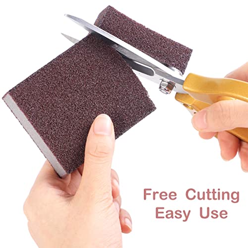 Krisler Carborundum Sponge Nano Emery Sponges Caspian Stone Pot Clean Brush Rust Eraser Grit Scouring Pads Pot Cleaning Pa...