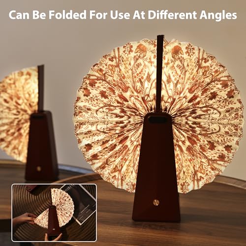 Ba suns Foldable Mood Lamp with Touch Control - 3 Color Changing Portable Atmosphere Light, 2500mAh Rechargeable Battery, ...
