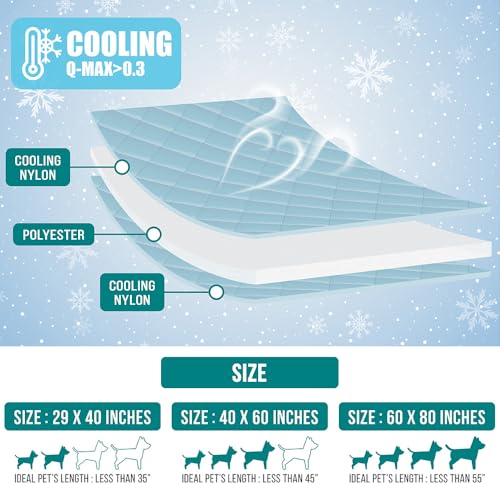 PetAmi Premium Cooling Dog Blanket | Lightweight Fluffy Pet Throw Blanket Bed Cover for Dogs, Cat, Puppies | Pet Blanket F...