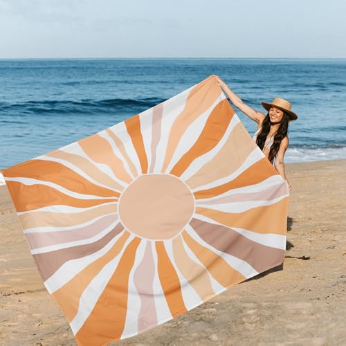Beach Blanket Waterproof Sandproof, Extra-Large Picnic Blankets with Stakes & Travel Bag, Lightweight, Quick-Dry, Compact ...