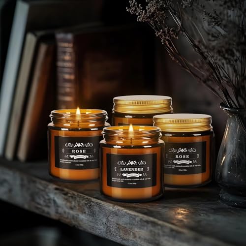 YOROXRG 12 Pcs Scented Candles with Added Natural Essential Oils, 3.05oz, Suitable for Various Festivals, Parties, Yoga, a...