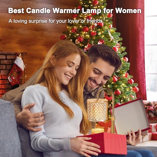 ZENLEA Candle Warmer Lamp with Timer, Candle Lamp with Dimmer, Wax Warmer Height Adjustable for Home Decor, Wax Melt Warme...