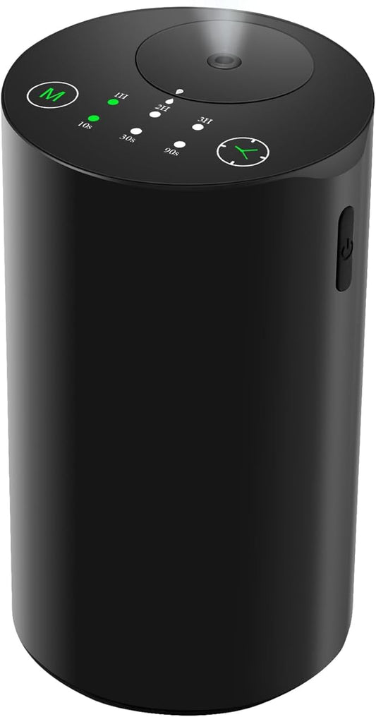 KONCHILE Waterless Essential Oil Diffuser, Battery Powered Mini Scent Air Machine, Aromatherapy Mist Diffuser for Home Roo...