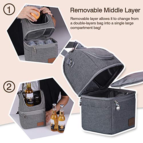 Momcozy Insulated Baby Bottle Bag, Multi-Function Breastmilk Cooler Bag, Fit as Wine Carrier or for Milk Bottles Like Dr. ...
