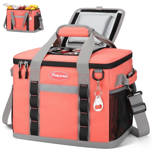 Maelstrom Collapsible Soft Cooler Bag,35/55/75 Cans Beach Cooler with Flip Top Lid, Ice Chest, Leakproof & Portable for Be...
