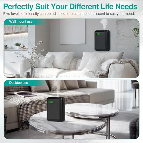 Scent Air Machine Starter Kit – Waterless Diffuser for Home & Commercial Use, Hotel Scent Diffuser Includes 100ml Essentia...