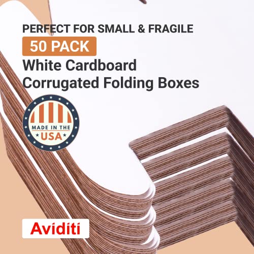 BOX USA Shipping Boxes Small 6"L x 4"W x 3"H 50-Pack - Corrugated Cardboard Box for Moving, Mailing, Packing, Packaging an...