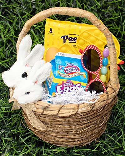 MagicWater Crinkle Cut Paper for Gift Baskets - 1/2 LB - White - Perfect for Shredded Paper Filler, Basket Filler, Gift Bo...