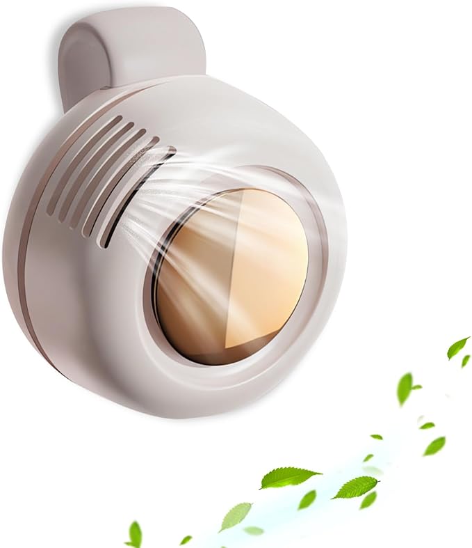 Wshxjzyay Portable Silent Mini Bladeless Fan Clip on, Portable Silent Mini Bladeless Electric Fan, For Outdoor & Travel & ...