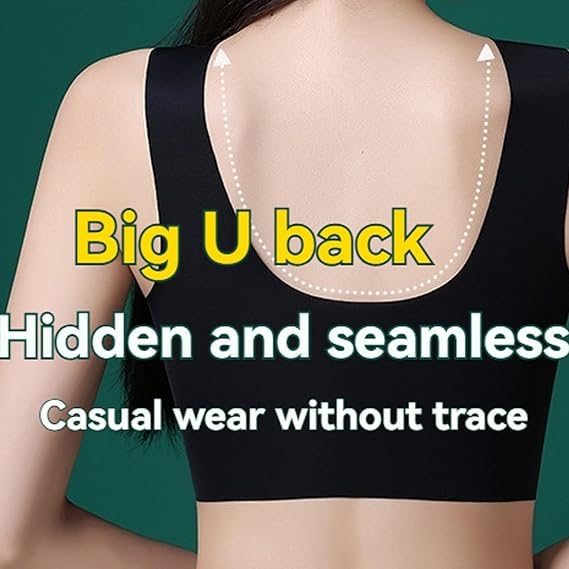 Versatile Comfy Lift & Flex Wireless Bra for Seniors Women, Comfort Seamless Sports Bra with Support, Anti-Sagging