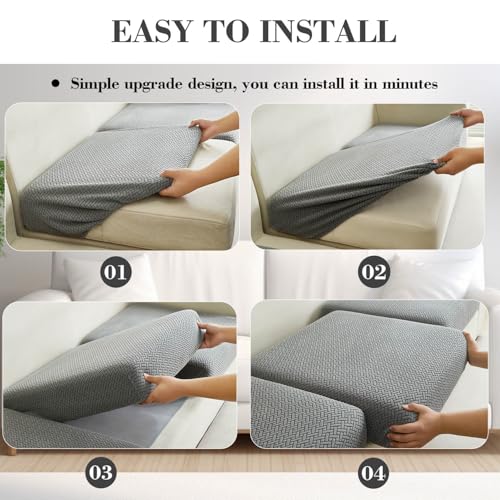 Disayu Couch Cushion Covers Sofa Covers Couch Covers for Sofa Pet Friendly Universal Sofa Covers Washable Stretch Slipcove...