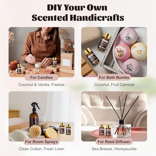 MAYJAM Fragrance Oil Gift Set, Top 20 Essential Oils Variety Pack for Diffusers for Home, Long Lasting Scented Oils for So...