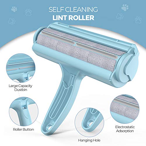 DELOMO Pet Hair Removal Tool, Pet Hair Remover - Lint Roller for Pet Hair - Cat and Dog Hair Remover for Couch, Furniture,...