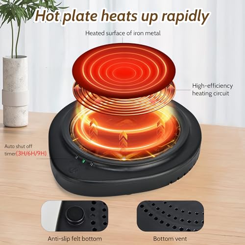 Candle Warmer with Timer, Coffee Mug Warmers for Large Jar,Safely Releases Scents Without a Flame, Melt The Candle Quickl...