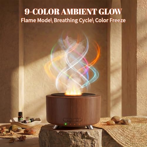 Essential Oil Diffuser for Home, 500 Aromatherapy Diffuser Oil Machine for Office Room Yoga, Aroma Diffuser with Auto-Off ...
