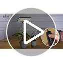LBW Desk Grow Light, Full Spectrum Plant Light for Indoor Plants, Grow Lamps with 4/8/12H Timer, 10"-26" Height Adjustabl...