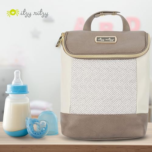 Itzy Ritzy Insulated Bottle Bag – Keeps Bottles Warm or Cool - Holds 3 Bottles & Features Interior Pocket for Ice Pack (No...