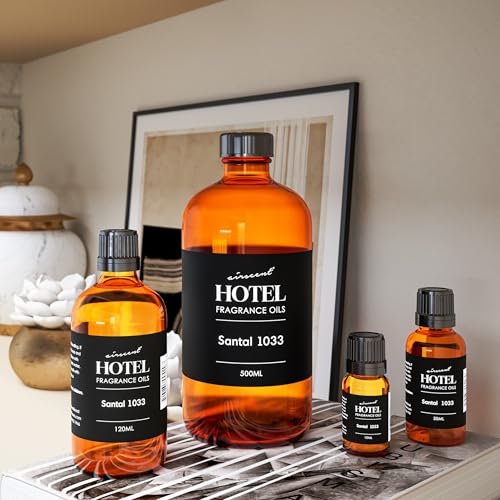 AirScent Santal Diffuser Oil No. 1033 - Santal-33 Inspired Perfume Dupe - Cardomom Sandalwood Iris - Fragrance Oil for Ult...