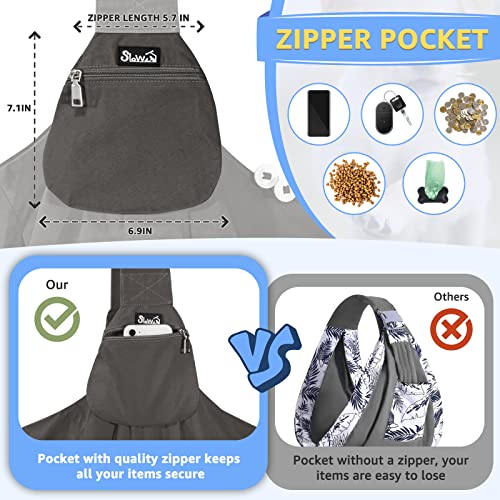 SlowTon Dog Carrier Sling - Thick Padded Shoulder Strap Adjustable Dog Carriers for Small Dogs, Puppy Carrier Purse for Pe...