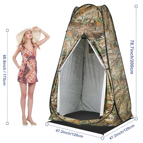UMIKOOL DIRECT Pop Up Pod Changing Room Privacy Tent, Portable Outdoor Shower Tent, Camp Toilet, Rain Shelter for Camping,...