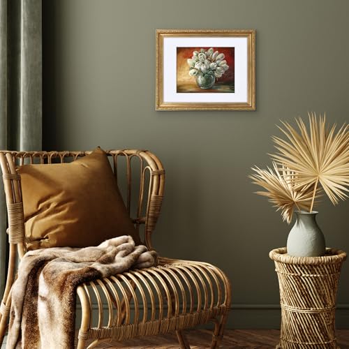 Americanflat 11x14 Picture Frame with Shatter-Resistant Glass - Use as 8x10 Frame with Mat or Display 11x14 Photo Without ...