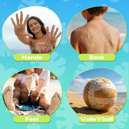 Katroiy Beach Sand Remover Sand Eraser Wipe Mitt Family Kids Women 2026 Hawaii Honeymoon Accessories Alaska Cruise Ship Ge...
