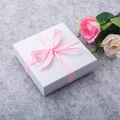 GEFTOL Jewelry Gift Boxes 20 Pack 3.5x3.5x1 Inch Cardboard Jewelry Boxes,Small Gift Boxes for Jewelry Earrings Necklaces H...