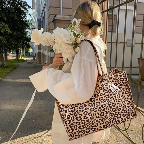 KALIDI PVC Tote Bag Women’s Kraft Paper Work Handbags Purses with Top Handle