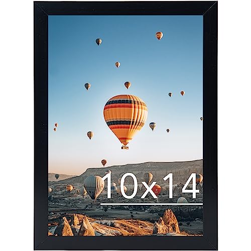 JCJMY 10x14 inch Picture Frame Black for 30 x 40cm Diamond Painting Art, Horizontal and Vertical Formats for Wall Hanging,...