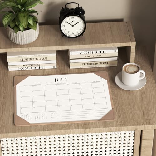 Jotsome Desk Calendar 2026-2027 with Desktop Mat, Desk Pad Calendar From Now to June 2027 14x10.5 inch, Desk Blotter Calen...