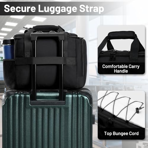 MIER Lunch Box for Men Heavy Duty Insulated Lunch Bag 20 Cans Large Leakproof Soft Cooler Bags with Multiple Pockets for P...