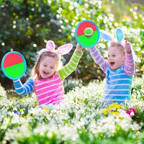 Ayeboovi Toss and Catch Ball Game Outdoor Toys for Kids Yard Games Beach Toys Outside Games for 3 4 5 6 7 8 9 10 Year Old ...
