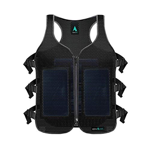 Alphacool Frosty Mesh Ice Vest for Men and Women – Cooling Vest with Ice Packs, 2 Sets – Three Gel Pad Pockets – Adjustabl...