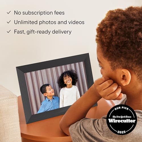 Aura 10" HD Digital Picture Frame | Wirecutter's Best Digital Frame for Gifting | Send Photos Directly to Your Frame from ...