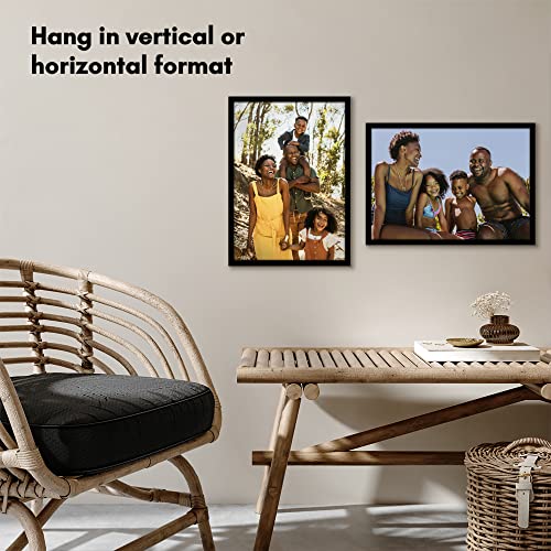Americanflat 14x20 Picture Frame with Polished Plexiglass - Signature Collection - Gallery-Style Frames Made of Engineered...