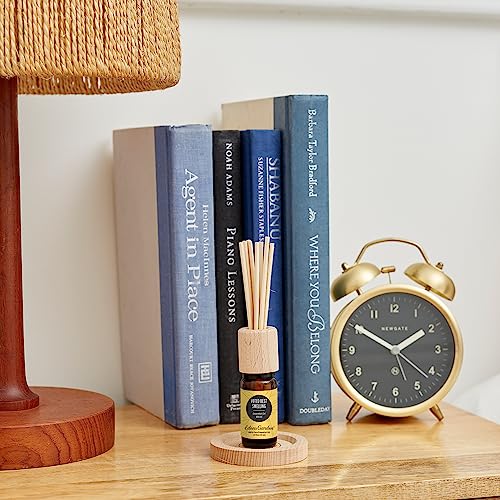 Edens Garden Wood Reed Essential Oil Diffuser – Natural Passive Aroma Diffuser with Handmade Wooden Sticks for Long-Lastin...