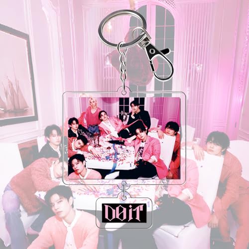 DO IT Album Gift Box Set, Including 127PCS do it Photocards, 100PCS Album Sticker Pack, 1 Lanyards, Card Holder, 1 Keychai...