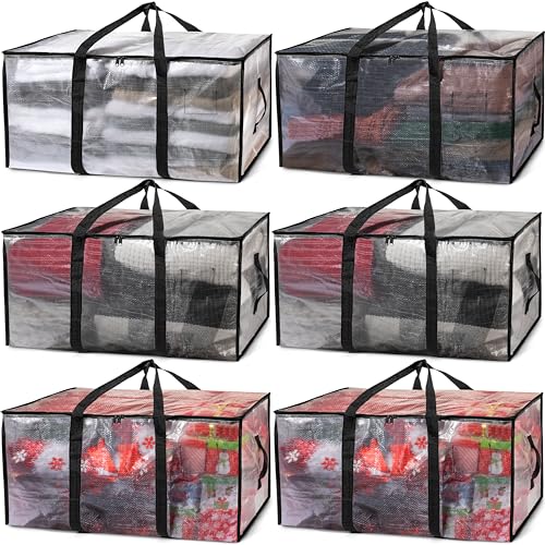 ClearSpace Oversized Moving Bags or Storage Bag – Large Moving Boxes with Backpack Straps, Zippers & Handles – Heavy-Duty ...