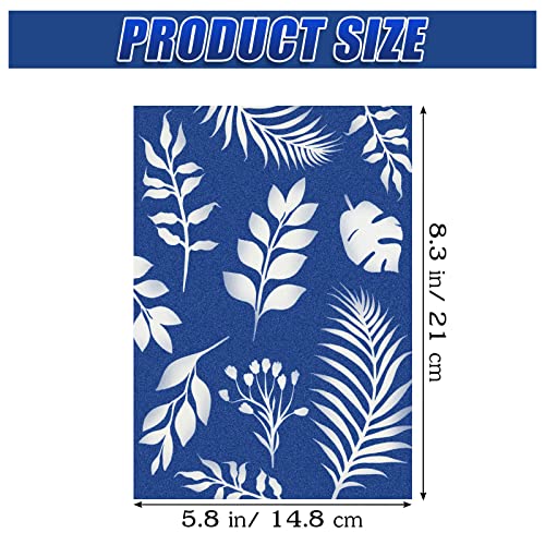 Sun Print Paper Kit Cyanotype Paper, 24 Sheets Cyanotype Papers with 1 Sheet Acrylic Panel, High Sensitive Nature Sun/Sola...