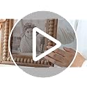 MACVAD Large Rectangular Natural Wood Picture Frame With Decorative Beads- Perfect for 5X7 Single Photos - Farmhouse Gift ...