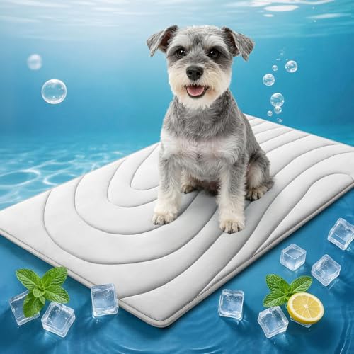 Babygreat Cooling Mat for Dogs, 36"x23" Self-Cooling Dog Bed with Arc-Chill Technology 3.0, Non-Slip Washable Pet Cooling ...