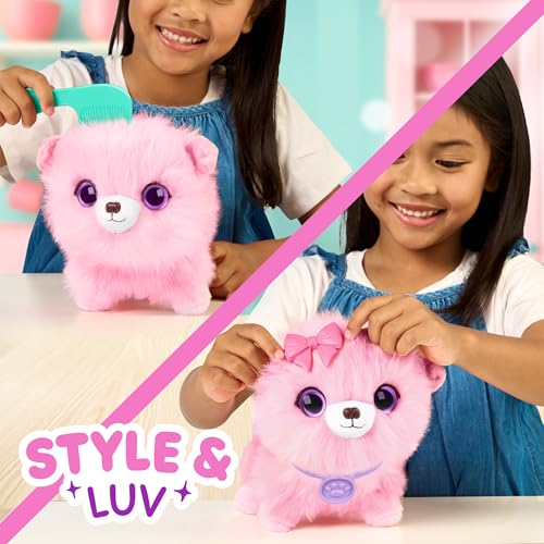 SCRUFFALUVS Pink Surprise Pet, Mystery Plush Toys, Stuffed Animals, Wash to Reveal 1 of 3 Rescue Surprise Toy Pets: Puppy,...