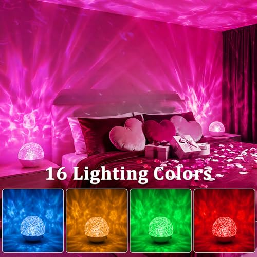 redaica Mood Lighting for Bedroom, 16 Color Changing LED Mood Light, Aurora Ambient Lighting, Remote Control Dimmable Beds...