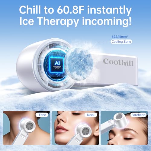 Coolhill Handheld Portable fan with Turbo Cooling - Hand Held Fan Pro Rechargeable, 1-199 Speeds, Up to 12Hrs Battery Lif...